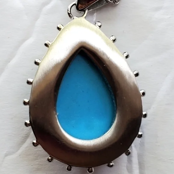 New Women's Stamped 316L S. Steel Necklace & Ring Size 7 NWT - Picture 6 of 12